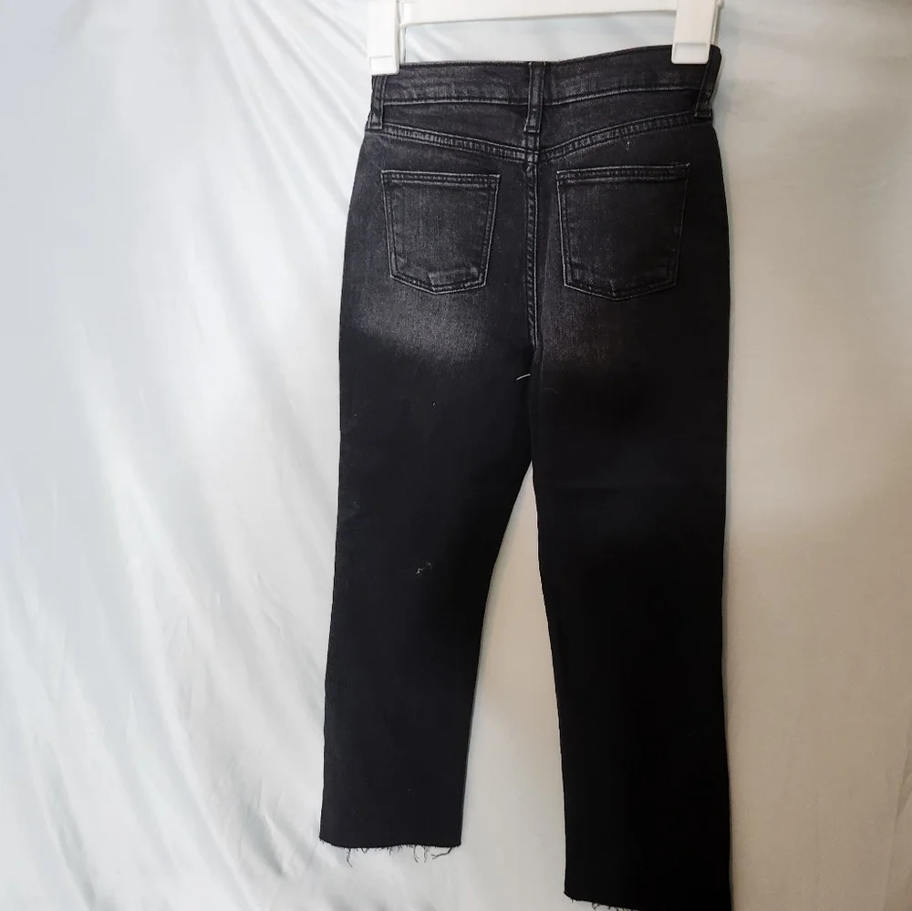 Art Class Girls's 6X Black Pants with Raw Hem